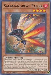 Salamangreat Falco - 2019 Gold Sarcophagus Tin Mega Pack - YuGiOh card
