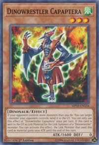 Dinowrestler Capaptera - 2019 Gold Sarcophagus Tin Mega Pack - YuGiOh card
