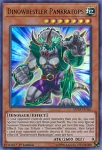 Dinowrestler Pankratops - 2019 Gold Sarcophagus Tin Mega Pack - YuGiOh card