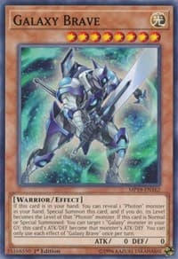 Galaxy Brave - 2019 Gold Sarcophagus Tin Mega Pack - YuGiOh card