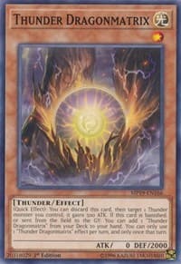 Thunder Dragonmatrix - 2019 Gold Sarcophagus Tin Mega Pack - YuGiOh card