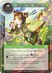 Calico Cat Shikigami - The Decisive Battle of Valhalla - Force of Will card