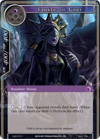 Fanatic of Grief - The Decisive Battle of Valhalla - Force of Will card