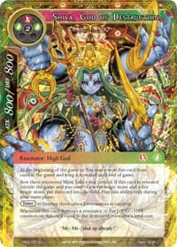Shiva, God of Destruction - The Decisive Battle of Valhalla - Force of Will card