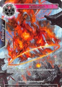 Explosion (Full Art) - The Decisive Battle of Valhalla - Force of Will card