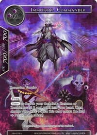 Immortal Commander (Full Art) - The Decisive Battle of Valhalla - Force of Will card