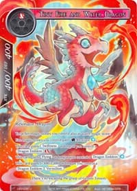 Tiny Fire and Water Dragon (Full Art) - The Decisive Battle of Valhalla - Force of Will card