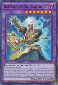 Gravekeeper's Supernaturalist - 2019 Gold Sarcophagus Tin Mega Pack - YuGiOh card