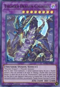 Thunder Dragon Colossus - 2019 Gold Sarcophagus Tin Mega Pack - YuGiOh card