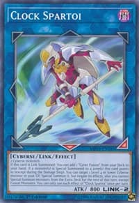 Clock Spartoi - 2019 Gold Sarcophagus Tin Mega Pack - YuGiOh card