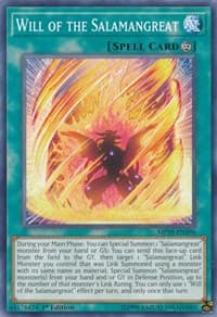 Will of the Salamangreat - 2019 Gold Sarcophagus Tin Mega Pack - YuGiOh card