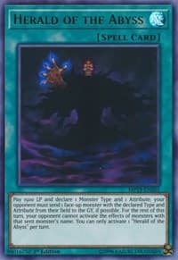 Herald of the Abyss - 2019 Gold Sarcophagus Tin Mega Pack - YuGiOh card