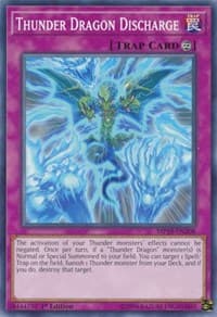 Thunder Dragon Discharge - 2019 Gold Sarcophagus Tin Mega Pack - YuGiOh card