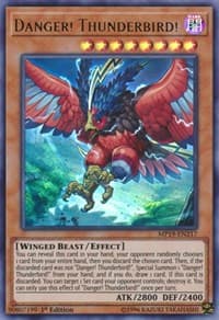 Danger! Thunderbird! - 2019 Gold Sarcophagus Tin Mega Pack - YuGiOh card