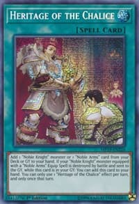 Heritage of the Chalice - 2019 Gold Sarcophagus Tin Mega Pack - YuGiOh card