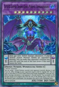 D/D/D Super Doom King Purple Armageddon - 2019 Gold Sarcophagus Tin Mega Pack - YuGiOh card