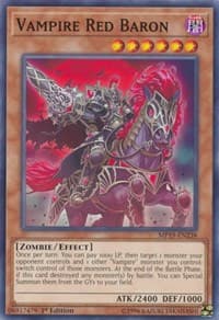 Vampire Red Baron - 2019 Gold Sarcophagus Tin Mega Pack - YuGiOh card