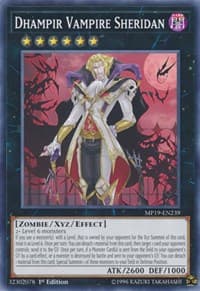Dhampir Vampire Sheridan - 2019 Gold Sarcophagus Tin Mega Pack - YuGiOh card