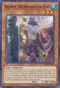 Helmer, Helmsman Fur Hire - 2019 Gold Sarcophagus Tin Mega Pack - YuGiOh card