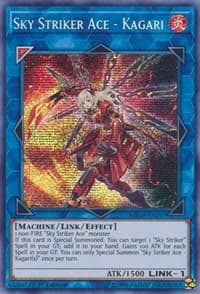 Sky Striker Ace - Kagari - 2019 Gold Sarcophagus Tin Mega Pack - YuGiOh card