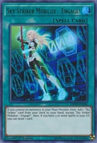 Sky Striker Mobilize - Engage! - 2019 Gold Sarcophagus Tin Mega Pack - YuGiOh card