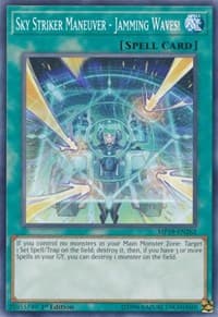 Sky Striker Maneuver - Jamming Waves! - 2019 Gold Sarcophagus Tin Mega Pack - YuGiOh card