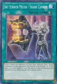 Sky Striker Mecha - Shark Cannon - 2019 Gold Sarcophagus Tin Mega Pack - YuGiOh card