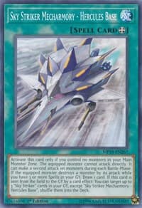 Sky Striker Mecharmory - Hercules Base - 2019 Gold Sarcophagus Tin Mega Pack - YuGiOh card