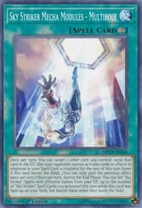 Sky Striker Mecha Modules - Multirole - 2019 Gold Sarcophagus Tin Mega Pack - YuGiOh card