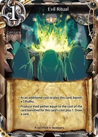 Evil Ritual - SD2S2: Polar Night Dual Deck - The Caster Chronicles card