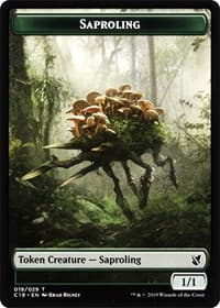 Saproling // Manifest Double-Sided Token - Commander 2019 - Magic: The Gathering card