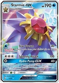 Starmie GX - Hidden Fates - Pokemon card