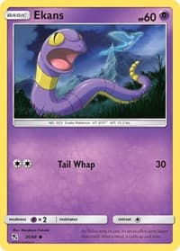 Ekans (26) - Hidden Fates - Pokemon card