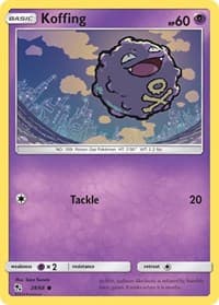 Koffing - Hidden Fates - Pokemon card