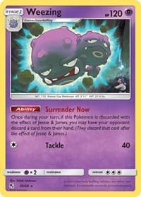 Weezing - Hidden Fates - Pokemon card