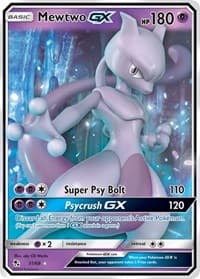 Mewtwo GX - Hidden Fates - Pokemon card