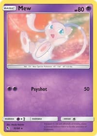 Mew - Hidden Fates - Pokemon card