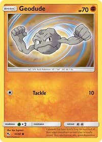 Geodude - Hidden Fates - Pokemon card