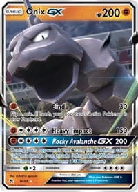 Onix GX - Hidden Fates - Pokemon card