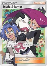 Jessie & James (Full Art) - Hidden Fates - Pokemon card