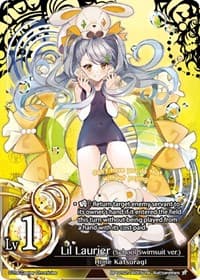 Lil Laurier (School Swimsuit ver.) - Polar Night - The Caster Chronicles card