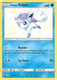 Alolan Vulpix - Hidden Fates: Shiny Vault - Pokemon card