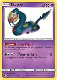 Seviper - Hidden Fates: Shiny Vault - Pokemon card