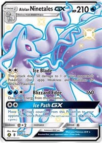 Alolan Ninetales GX - Hidden Fates: Shiny Vault - Pokemon card