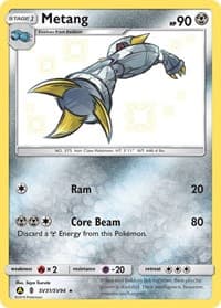 Metang - Hidden Fates: Shiny Vault - Pokemon card