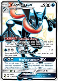 Greninja GX - Hidden Fates: Shiny Vault - Pokemon card