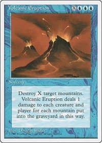 Volcanic Eruption - Fourth Edition - Magic: The Gathering card