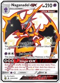 Naganadel GX - Hidden Fates: Shiny Vault - Pokemon card