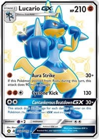 Lucario GX - Hidden Fates: Shiny Vault - Pokemon card