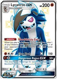 Lycanroc GX (SV66) - Hidden Fates: Shiny Vault - Pokemon card